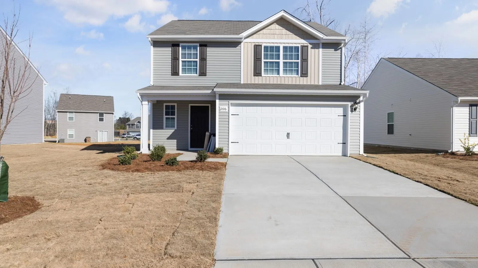 new concrete driveway installation for a Louisville KY home