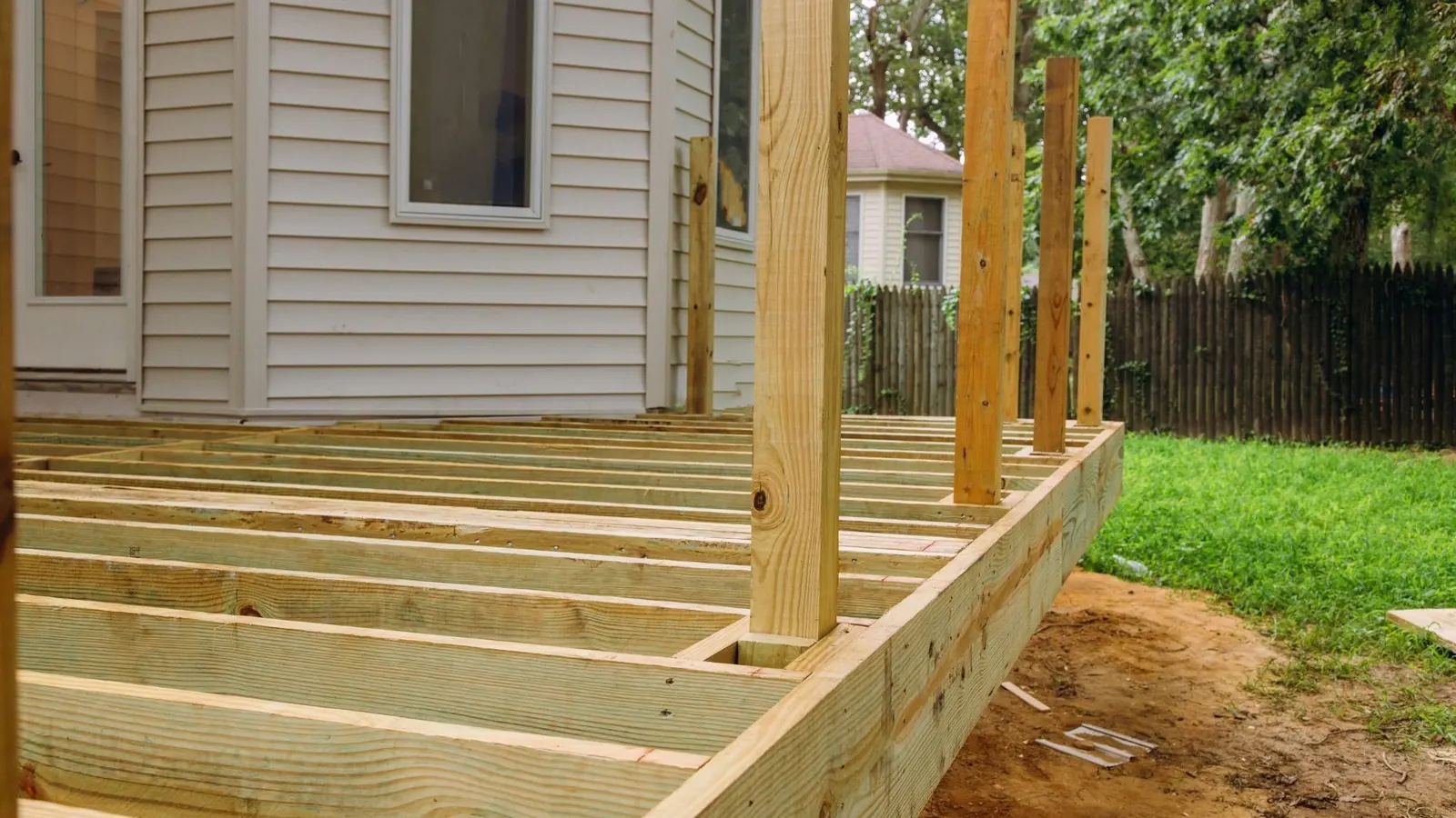 deck framing for a Louisville KY home
