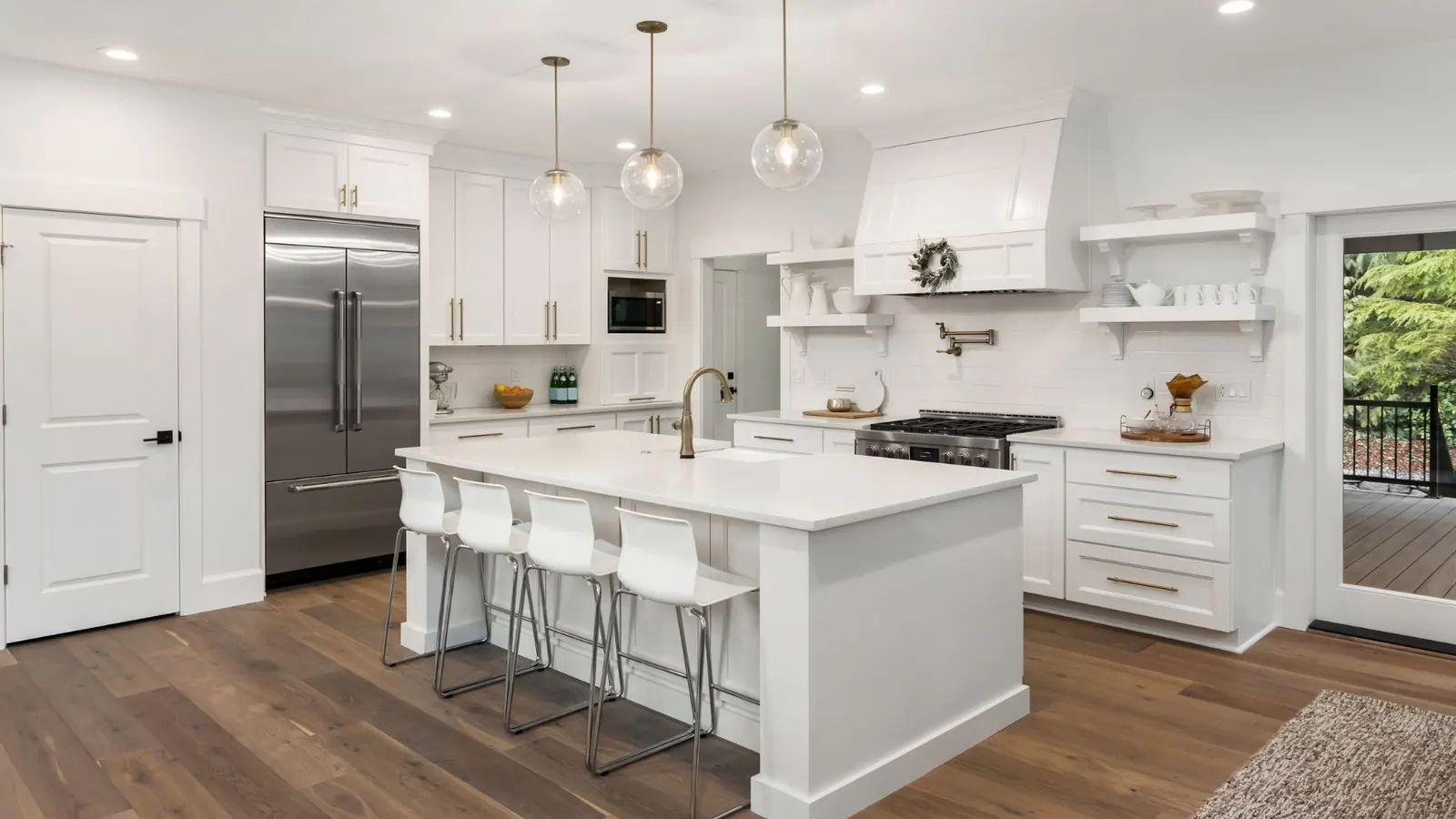 white cabinet kitchen remodeling in Louisville KY